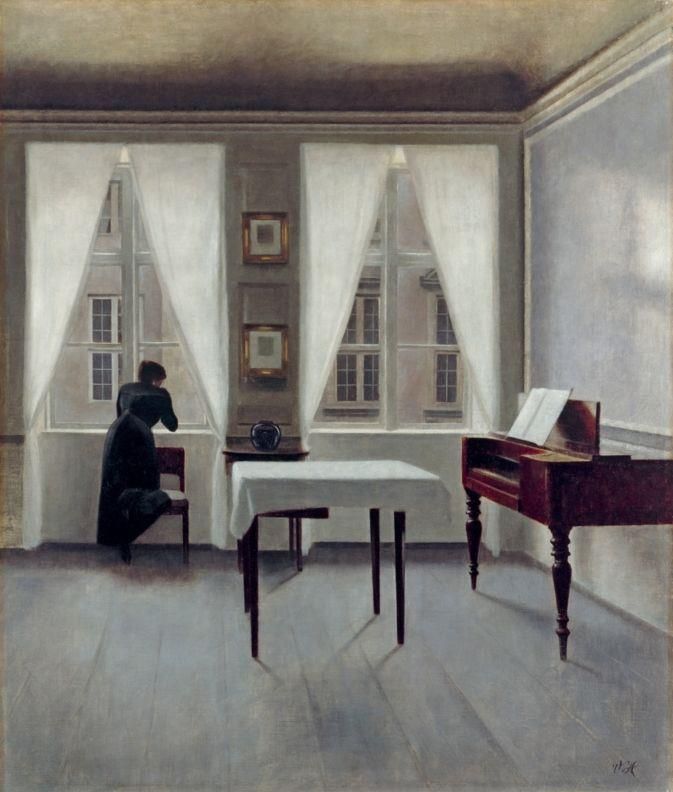 Interior Strandgade 30, 1901 Vilhelm Hammershoi