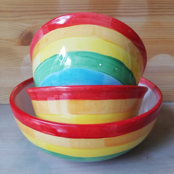 Set ciotole arcobaleno