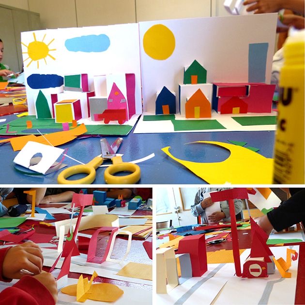 Lab. Creativo per bambini: Libro Città (libro pop-up) - TraMe Arte