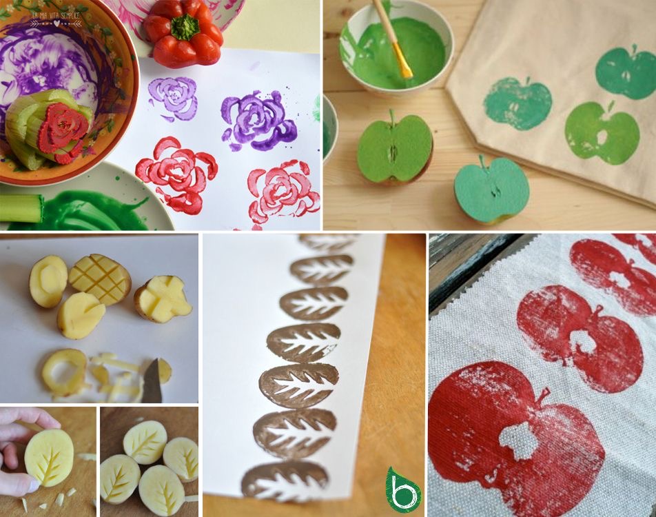 Laboratorio creativo per bambini: Pittura su tessuto con timbri naturali -  2° turno - TraMe Arte di Beschi Chiara