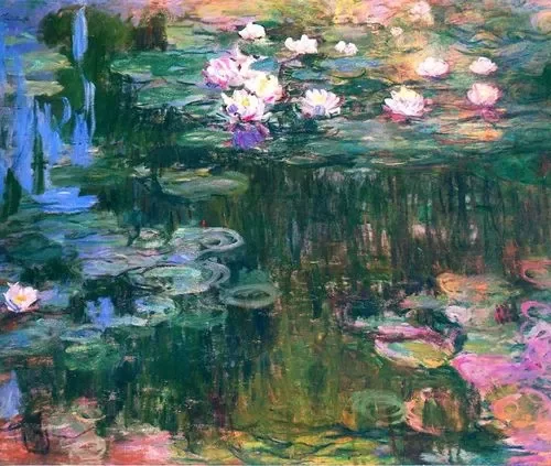 Pittura creativa adulti ninfee monet