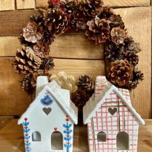 Casetta porta candela stile scandinavo