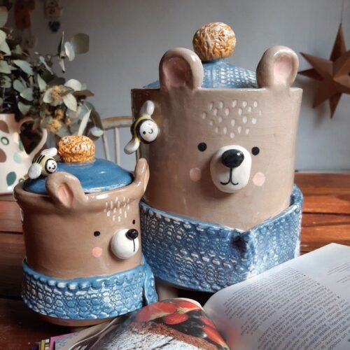 Orso barattolo biscotti